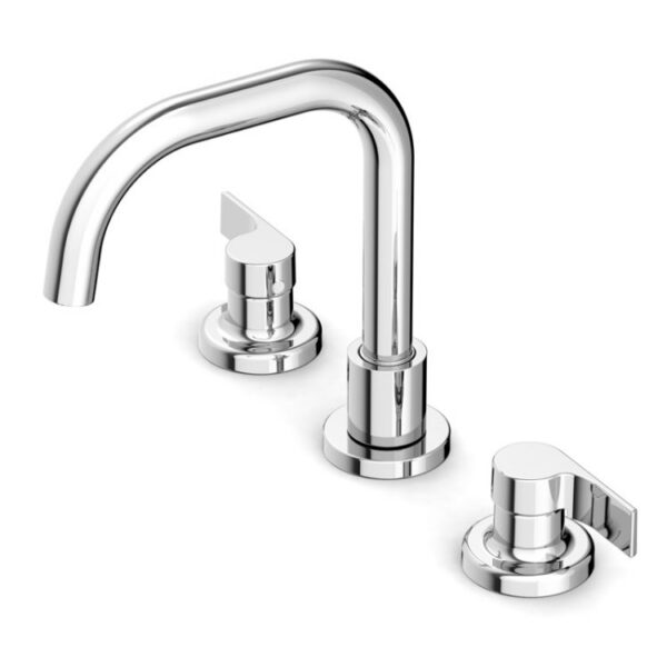 MISTURADOR LAVATÓRIO MESA 3 FUROS BICA ALTA 90° COM VÁLVULA MASTER CROMADO