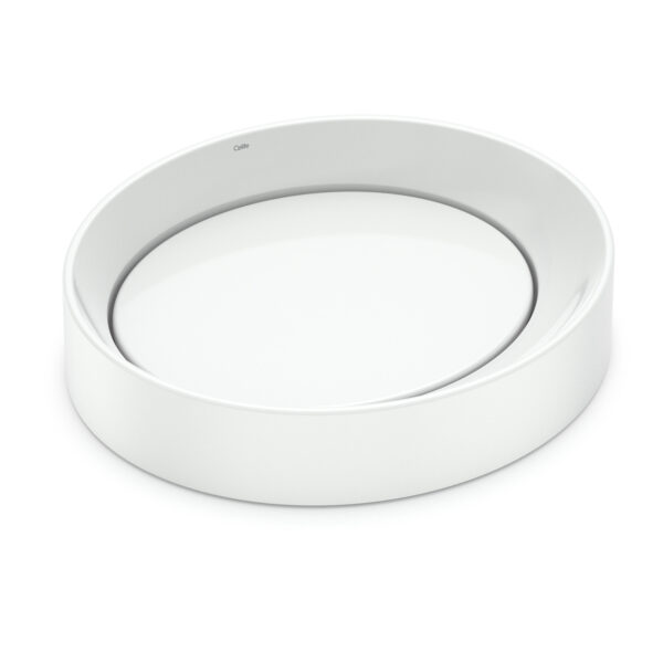 CUBA DE APOIO OVAL SEM MESA 450X400MM DESIGN D5