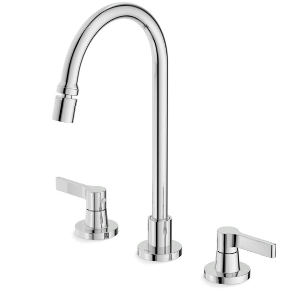 MISTURADOR PARA COZINHA DE MESA COM BICA MÓVEL E AREJADOR ARTICULADO LIX CROMADO